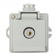 LOCKING SOCKET OUTLET 16 A, 250 V, IP 44